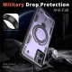 Husa military armour cu inel metalic, ALC MOBILE, compatibila cu Samsung Galaxy A06, Mov