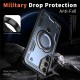 Husa military armour cu inel metalic, ALC MOBILE, compatibila cu Samsung Galaxy A56, Albastru
