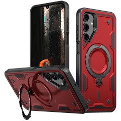 Husa military armour cu inel metalic, ALC MOBILE, compatibila cu Samsung Galaxy A55, Rosu Husa military armour cu inel metalic, ALC MOBILE, compatibila cu Samsung Galaxy A55, Rosu