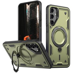 Husa military armour cu inel metalic, ALC MOBILE, compatibila cu Samsung Galaxy A55, Verde Husa military armour cu inel metalic, ALC MOBILE, compatibila cu Samsung Galaxy A55, Verde
