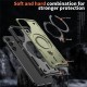 Husa military armour cu inel metalic, ALC MOBILE, compatibila cu Samsung Galaxy A36, Verde