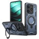 Husa military armour cu inel metalic, ALC MOBILE, compatibila cu Xiaomi Redmi Note 14 5G, Albastru