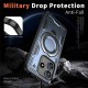 Husa military armour cu inel metalic, ALC MOBILE, compatibila cu Xiaomi Redmi Note 14 5G, Albastru