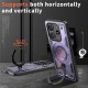 Husa military armour cu inel metalic, ALC MOBILE, compatibila cu Xiaomi Redmi Note 14 5G, Mov