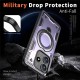 Husa military armour cu inel metalic, ALC MOBILE, compatibila cu Xiaomi Redmi Note 14 5G, Mov