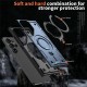 Husa military armour cu inel metalic, ALC MOBILE, compatibila cu Samsung Galaxy S24 Ultra, Albastru
