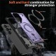 Husa military armour cu inel metalic, ALC MOBILE, compatibila cu Samsung Galaxy S24 Ultra, Mov