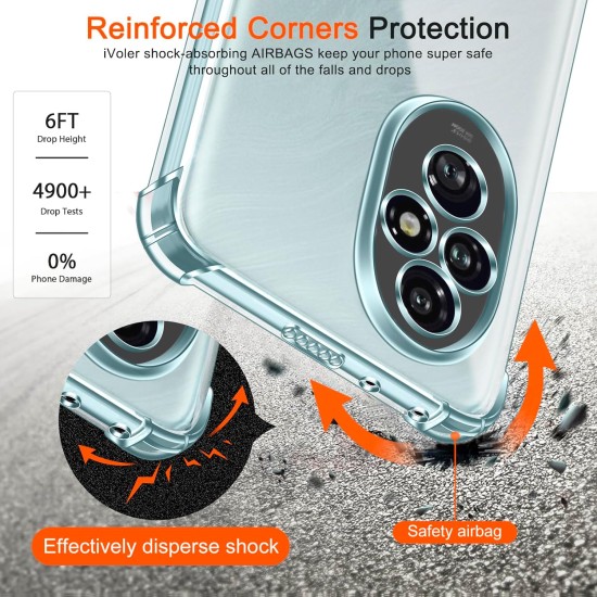 Husa Anti soc, transparenta compatibila cu Honor 200 5G