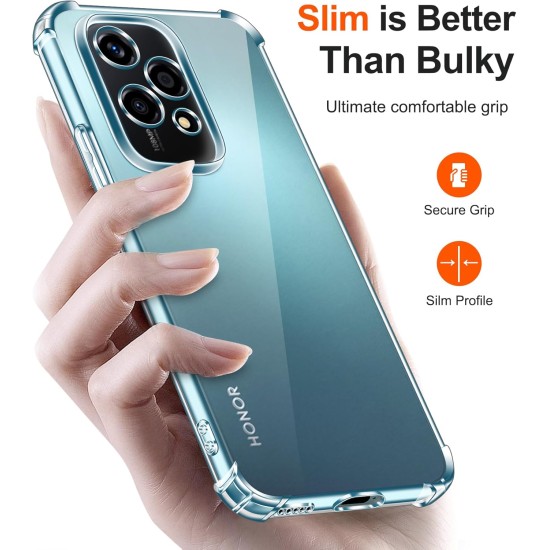 Husa Anti soc, transparenta compatibila cu Honor 200 Lite 5G