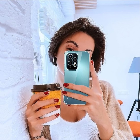 Husa Anti soc, transparenta compatibila cu Honor 200 Lite 5G