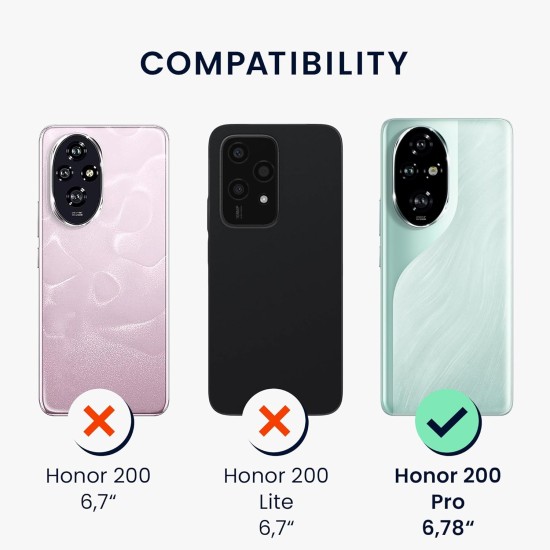 Husa Soft Touch, slim, ALC Mobile, anti soc, compatibila cu HONOR 200 Pro 5G, Negru Tpu