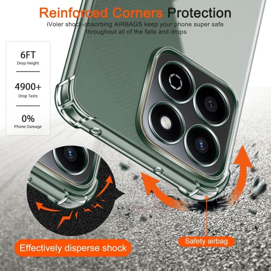 Husa Anti soc, transparenta compatibila cu Honor 200 Smart Husa Anti soc, transparenta compatibila cu Honor 200 Smart