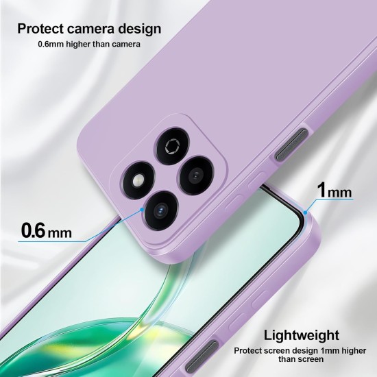 Husa Soft Touch, slim, ALC Mobile, anti soc, compatibila cu Honor 200 Smart, Lila Tpu Husa Soft Touch, slim, ALC Mobile, anti soc, compatibila cu Honor 200 Smart, Lila Tpu