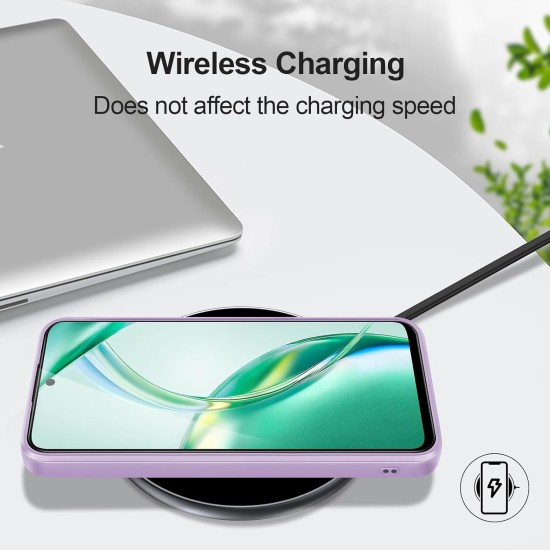 Husa Soft Touch, slim, ALC Mobile, anti soc, compatibila cu Honor 200 Smart, Lila Tpu Husa Soft Touch, slim, ALC Mobile, anti soc, compatibila cu Honor 200 Smart, Lila Tpu
