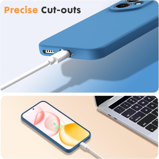 Husa Soft Touch, slim, ALC Mobile, anti soc, compatibila cu Honor 400 5G, Albastru Tpu Husa Soft Touch, slim, ALC Mobile, anti soc, compatibila cu Honor 400 5G, Albastru Tpu