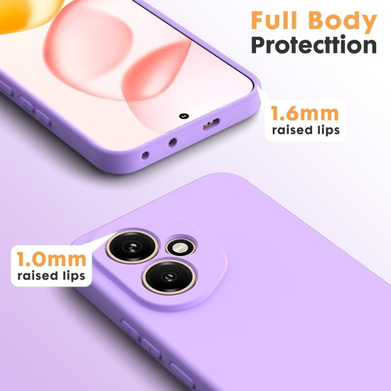 Husa Soft Touch, slim, ALC Mobile, anti soc, compatibila cu Honor 400 5G, Lila Tpu Husa Soft Touch, slim, ALC Mobile, anti soc, compatibila cu Honor 400 5G, Lila Tpu