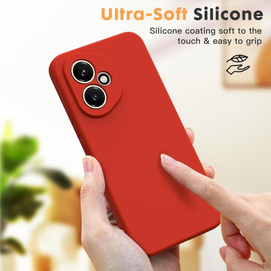 Husa Soft Touch, slim, ALC Mobile, anti soc, compatibila cu Honor 400 5G, Rosu Tpu Husa Soft Touch, slim, ALC Mobile, anti soc, compatibila cu Honor 400 5G, Rosu Tpu