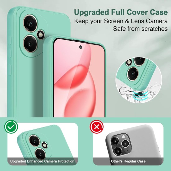 Husa Soft Touch, slim, ALC Mobile, anti soc, compatibila cu Honor 400 5G, Turqoise Tpu Husa Soft Touch, slim, ALC Mobile, anti soc, compatibila cu Honor 400 5G, Turqoise Tpu