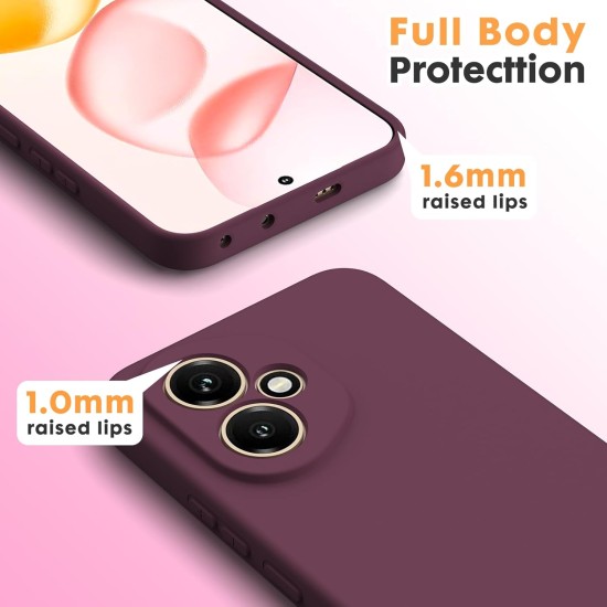Husa Soft Touch, slim, ALC Mobile, anti soc, compatibila cu Honor 400 5G, Visiniu Tpu Husa Soft Touch, slim, ALC Mobile, anti soc, compatibila cu Honor 400 5G, Visiniu Tpu