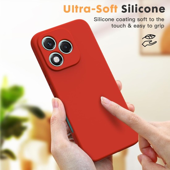 Husa Soft Touch, slim, ALC Mobile, anti soc, compatibila cu Honor 400 Lite 5G, Rosu Tpu Husa Soft Touch, slim, ALC Mobile, anti soc, compatibila cu Honor 400 Lite 5G, Rosu Tpu