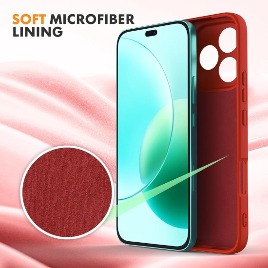 Husa Soft Touch, slim, ALC Mobile, anti soc, compatibila cu Honor 400 Lite 5G, Rosu Tpu Husa Soft Touch, slim, ALC Mobile, anti soc, compatibila cu Honor 400 Lite 5G, Rosu Tpu