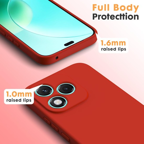 Husa Soft Touch, slim, ALC Mobile, anti soc, compatibila cu Honor 400 Lite 5G, Rosu Tpu Husa Soft Touch, slim, ALC Mobile, anti soc, compatibila cu Honor 400 Lite 5G, Rosu Tpu
