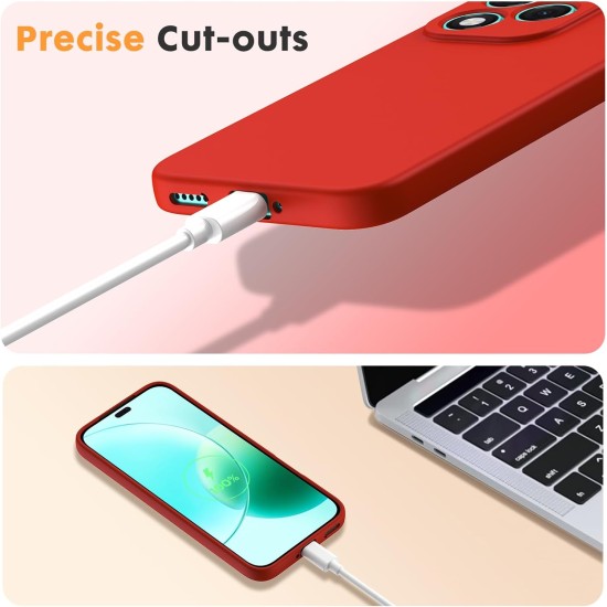 Husa Soft Touch, slim, ALC Mobile, anti soc, compatibila cu Honor 400 Lite 5G, Rosu Tpu Husa Soft Touch, slim, ALC Mobile, anti soc, compatibila cu Honor 400 Lite 5G, Rosu Tpu