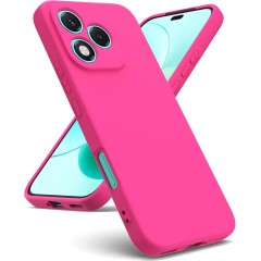Husa Soft Touch, slim, ALC Mobile, anti soc, compatibila cu Honor 400 Lite, Roz Aprins Tpu