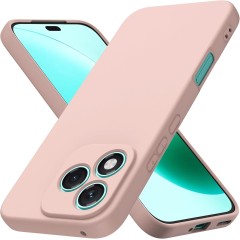 Husa Soft Touch, slim, ALC Mobile, anti soc, compatibila cu Honor 400 Lite 5G, Roz Pal Tpu