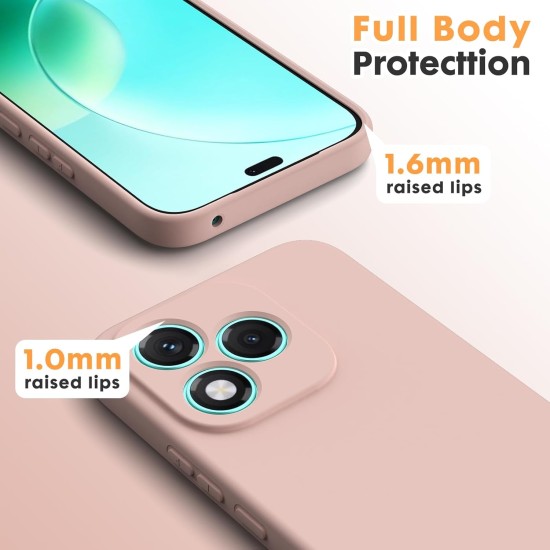 Husa Soft Touch, slim, ALC Mobile, anti soc, compatibila cu Honor 400 Lite 5G, Roz Pal Tpu Husa Soft Touch, slim, ALC Mobile, anti soc, compatibila cu Honor 400 Lite 5G, Roz Pal Tpu