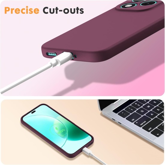 Husa Soft Touch, slim, ALC Mobile, anti soc, compatibila cu Honor 400 Lite 5G, Visiniu Tpu Husa Soft Touch, slim, ALC Mobile, anti soc, compatibila cu Honor 400 Lite 5G, Visiniu Tpu