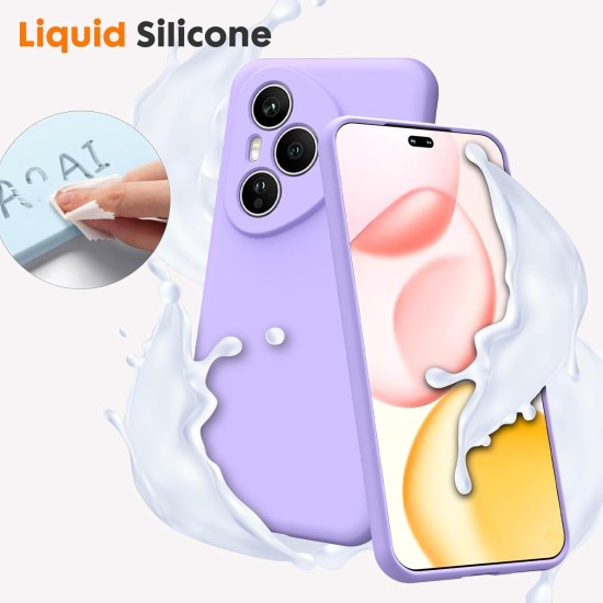 Husa Soft Touch, slim, ALC Mobile, anti soc, compatibila cu Honor 400 Pro, Lila Tpu Husa Soft Touch, slim, ALC Mobile, anti soc, compatibila cu Honor 400 Pro, Lila Tpu