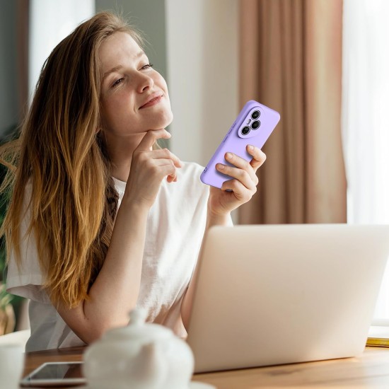 Husa Soft Touch, slim, ALC Mobile, anti soc, compatibila cu Honor 400 Pro, Lila Tpu Husa Soft Touch, slim, ALC Mobile, anti soc, compatibila cu Honor 400 Pro, Lila Tpu