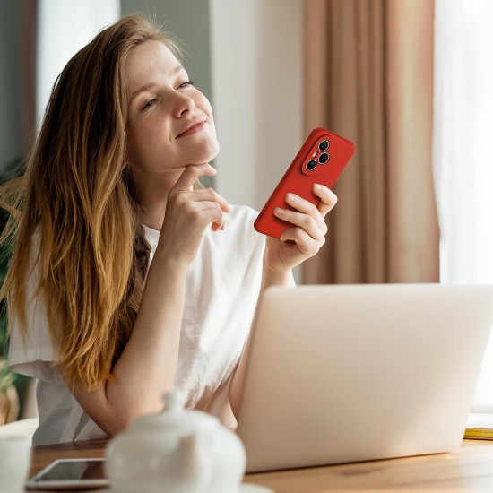 Husa Soft Touch, slim, ALC Mobile, anti soc, compatibila cu Honor 400 Pro, Rosu Tpu Husa Soft Touch, slim, ALC Mobile, anti soc, compatibila cu Honor 400 Pro, Rosu Tpu
