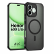 Husa pentru Honor 600 Lite, Matte MagSafe, Protectie 360, Anti-Soc, Protectie Camera, Negru
