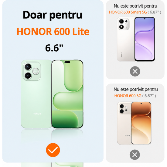 Husa Compatibila cu Honor 600 Lite, TPU Verde Inchis, Slim Soft Touch, Anti-Soc, ALC Mobile
