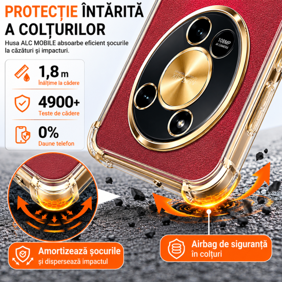 Husa Anti soc, transparenta compatibila cu Honor Magic 8 Lite