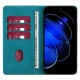 Husa Flip Tip Carte Deluxe Compatibila cu Honor Magic 8 Lite, Piele Ecologica, Stand, Turqoise