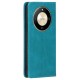 Husa Flip Tip Carte Deluxe Compatibila cu Honor Magic 8 Lite, Piele Ecologica, Stand, Turqoise