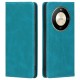 Husa Flip Tip Carte Deluxe Compatibila cu Honor Magic 8 Lite, Piele Ecologica, Stand, Turqoise