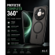 Husa pentru Honor Magic 8 Lite, Matte MagSafe, Protectie 360, Anti-Soc, Protectie Camera, Negru