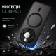 Husa pentru Honor Magic 8 Lite, Matte MagSafe, Protectie 360, Anti-Soc, Protectie Camera, Negru