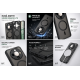 Husa pentru Honor Magic 8 Lite, Matte MagSafe, Protectie 360, Anti-Soc, Protectie Camera, Negru