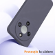 Husa Soft Touch, slim, ALC Mobile, anti soc, compatibila cu Honor Magic 8 Lite, Negru Tpu