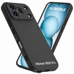 Husa Soft Touch, slim, ALC Mobile, anti soc, compatibila cu Honor 600 Pro, Negru Tpu