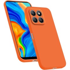 Husa Soft Touch, compatibila cu Honor X6A, Portocaliu Tpu