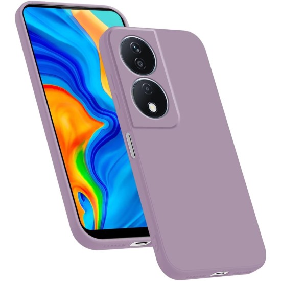 Husa Soft Touch, slim, ALC Mobile, anti soc, compatibila cu Honor 90 Lite, Mov Lila Tpu