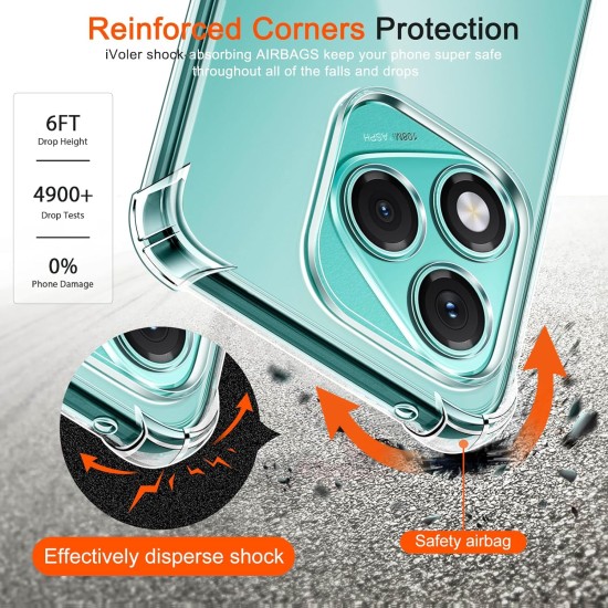 Husa Anti soc, transparenta compatibila cu Honor 400 Lite Husa Anti soc, transparenta compatibila cu Honor 400 Lite