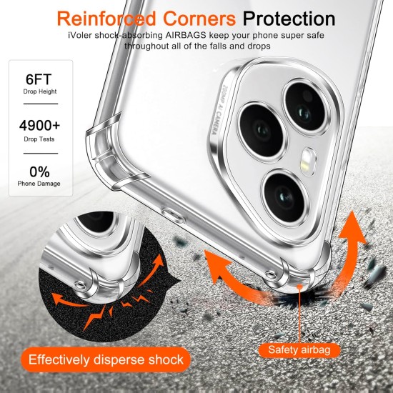 Husa Anti soc, transparenta compatibila cu Honor 400 Pro Husa Anti soc, transparenta compatibila cu Honor 400 Pro