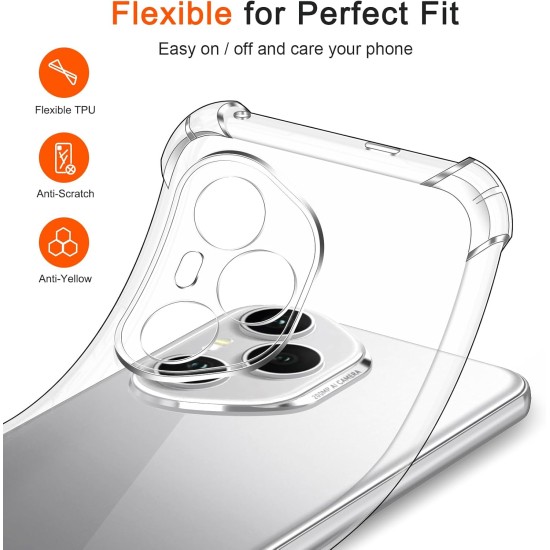 Husa Anti soc, transparenta compatibila cu Honor 400 Pro Husa Anti soc, transparenta compatibila cu Honor 400 Pro